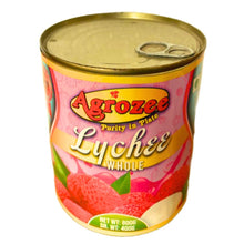 Agrozee Canned Whole Lychee in Sugar Syrup, 850g (Pack of 2)