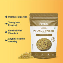 Farmley Seedless Raisins 500g - Dried Fruits, Low Sodium, Rich in Potassium