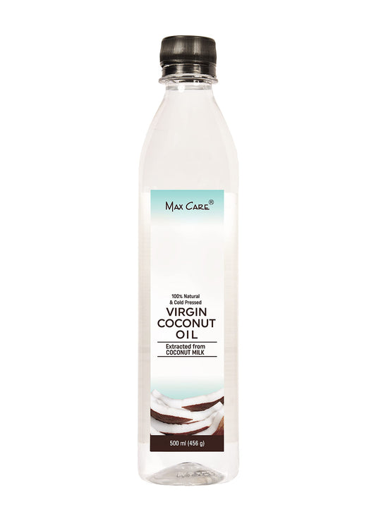 Max Care Virgin Coconut Oil 500Ml - Cold Pressed & Unrefined Cooking Oil