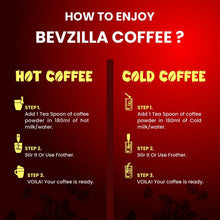 Bevzilla Arabica Instant Coffee Powder 200g | Makes 100 Cups | Ideal for Espresso & Latte
