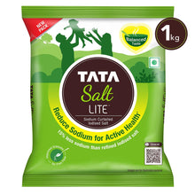 Tata Salt Lite, Low Sodium Iodized Salt, 1kg Pack