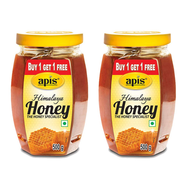Apis Himalaya Honey, 500g | Low Sodium | Buy 1 Get 1 Free