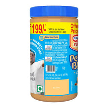 Dr. Oetker FunFoods Crunchy Peanut Butter, 750g | 91% Roasted Peanuts | 25% Protein | Plant-Based Spread