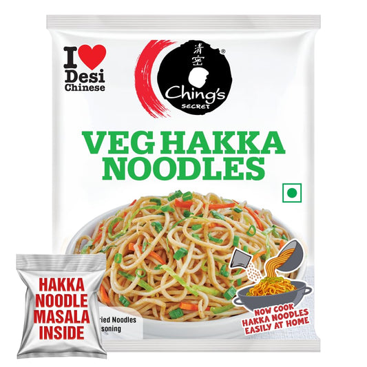 Ching's Veg Hakka Noodles 150g - No Artificial Flavours, Preservative Free