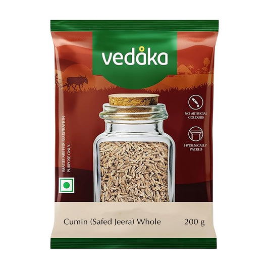 Vedaka Whole Jeera (Cumin) 200g - Cooking & Baking Supplies