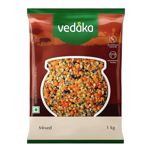 Vedaka Mixed Dal, 1kg - Rich in Protein, No Additives