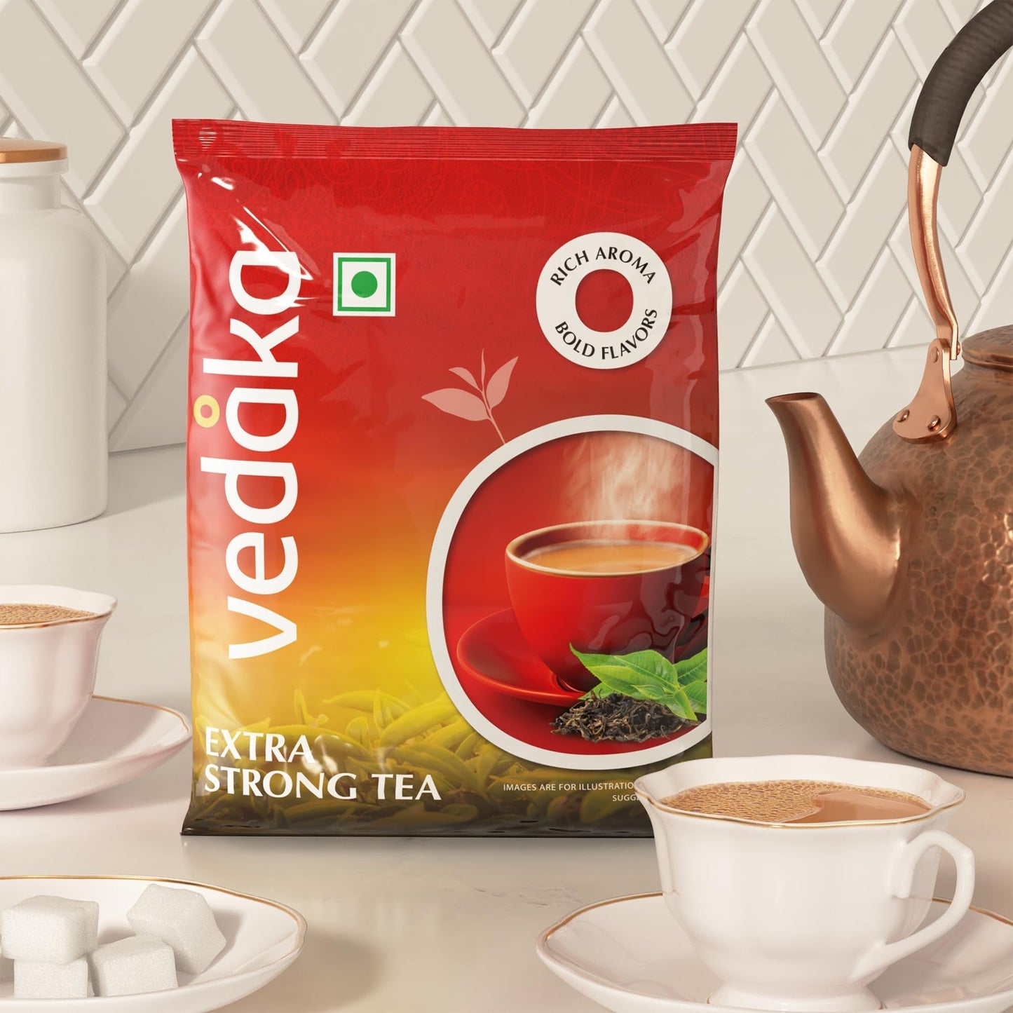 Vedaka Extra Strong Tea Powder | 500g | Bold & Aromatic Black Tea