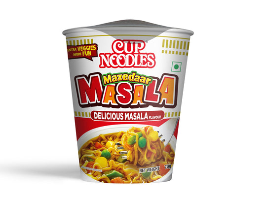 Nissin Cup Noodles Mazedaar Masala | Vegetarian | 70 gm