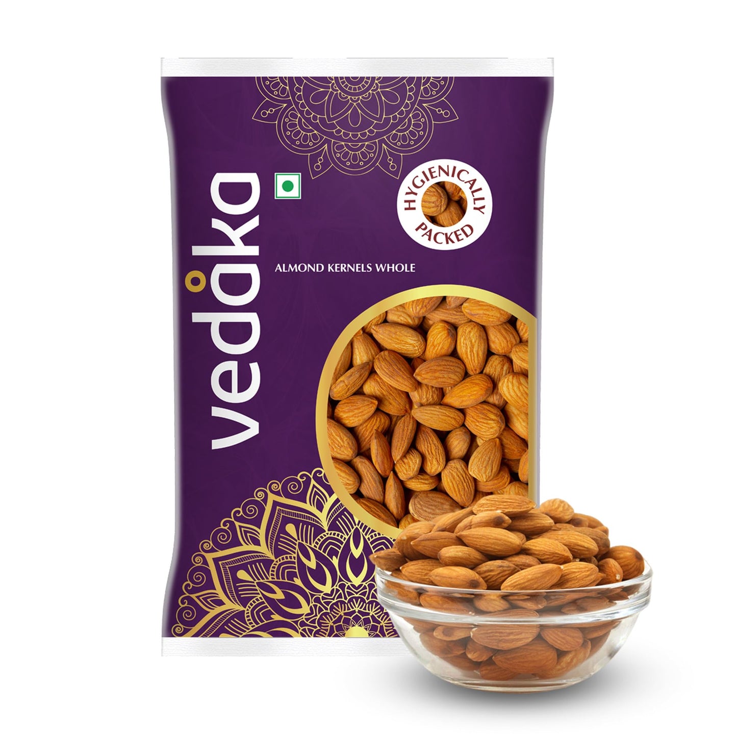 Vedaka 100% Natural California Almonds | 500 G | Dried Fruits & Nuts