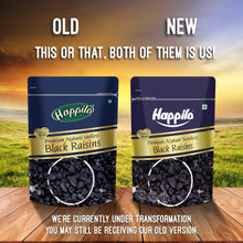 Happilo Afghani Black Raisins Seedless 250g | Dried Fruits | Vegetarian Snack