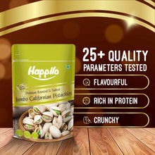 Happilo California Roasted & Salted Pistachios 200 g | Gluten-Free, Non-GMO, High Protein Nuts