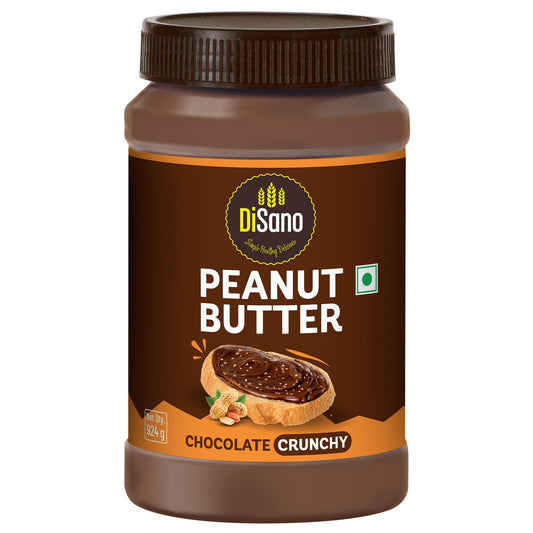 DiSano Chocolate Peanut Butter Crunchy, 924g - Nut Butter Spread, 23g Protein, Gluten-Free