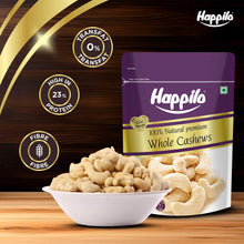 Happilo Whole Cashews 500 g Value Pack | Gluten Free, High Protein
