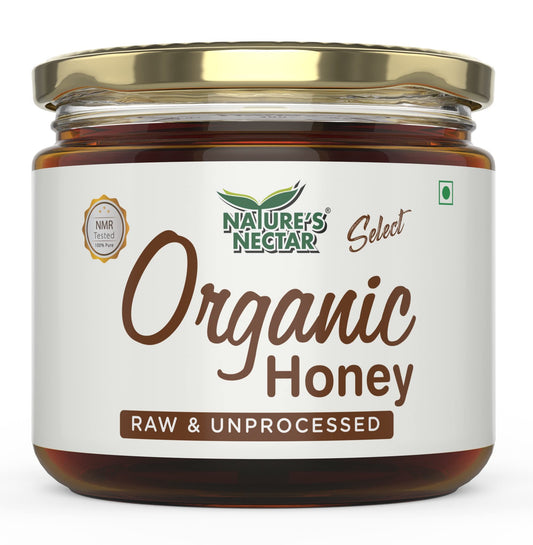 Nature's Nectar Organic Raw Honey 400g | NMR Tested, No Added Sugars