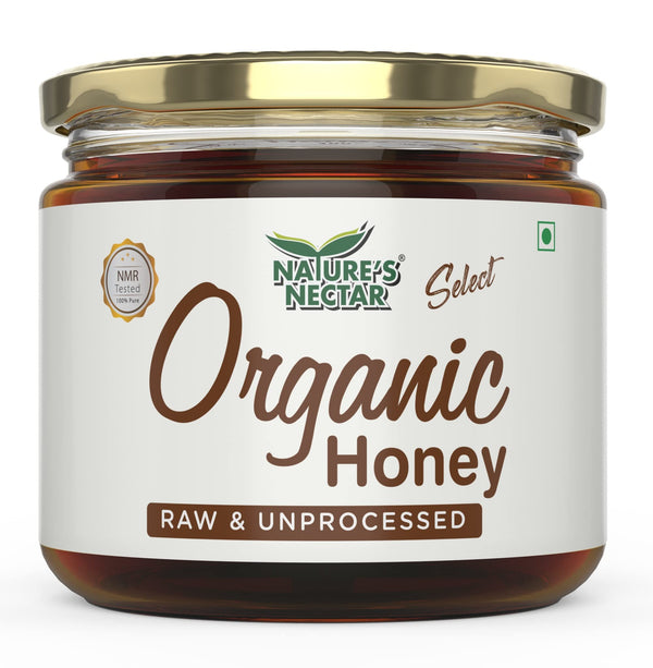 Nature's Nectar Organic Raw Honey 400g | NMR Tested, No Added Sugars