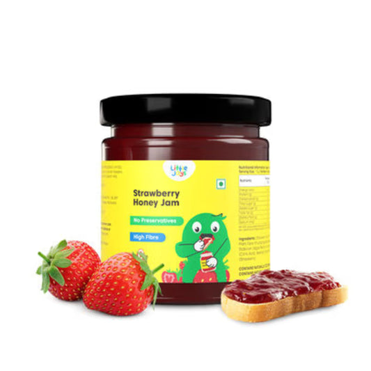 Little Joys Strawberry Honey Jam 250g | No Added Sugar, No Preservatives | Gut-Friendly Spread