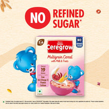 CEREGROW Multigrain Cereal with Milk & Fruits, 300g - Nutrient-Rich Breakfast