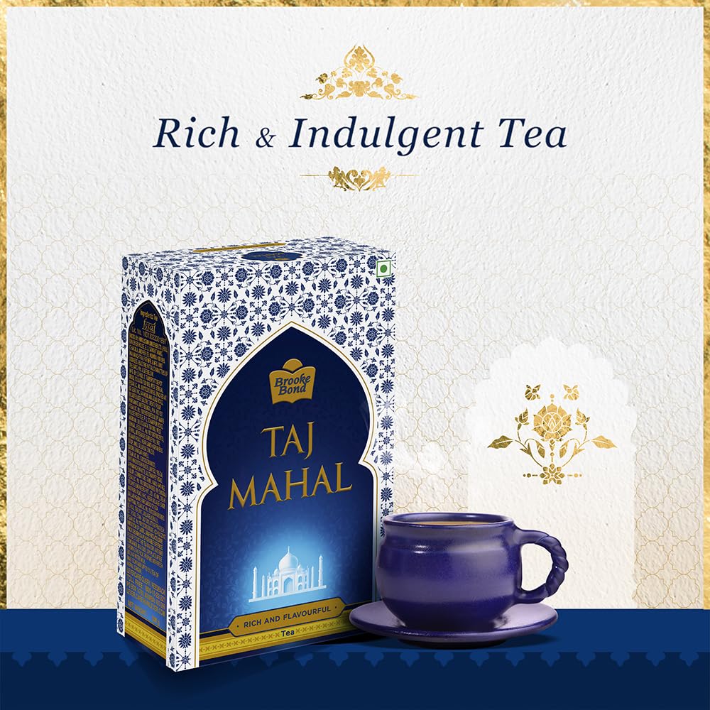 Taj Mahal Black Tea, 1kg - Long Leaves, Rich Flavor