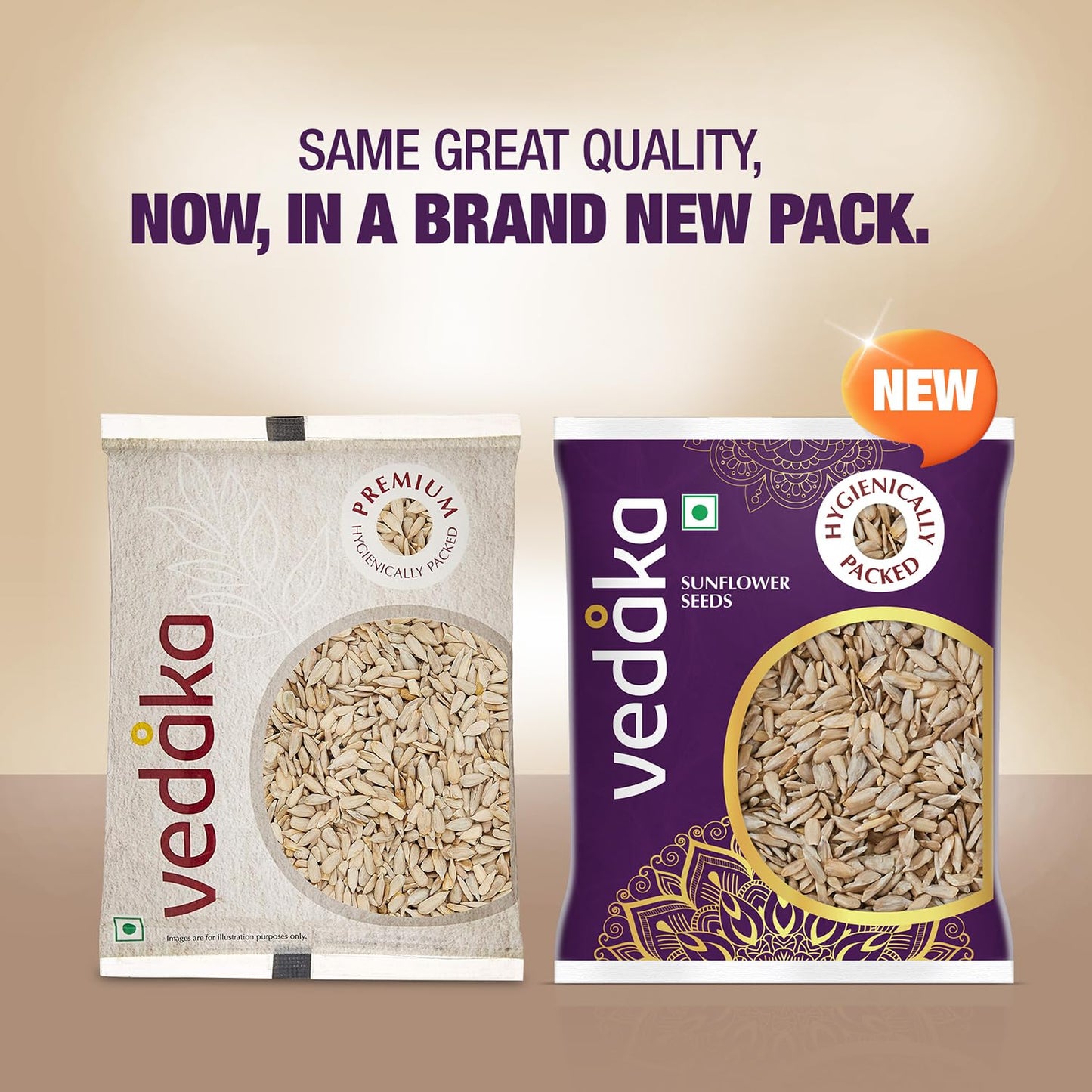 Vedaka Sunflower Whole Seeds, 200 g - Fresh & Quality Assured