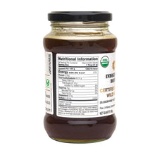 INDIGENOUS HONEY Raw Organic Honey 500 g Glass Jar - USDA Certified, NMR Tested
