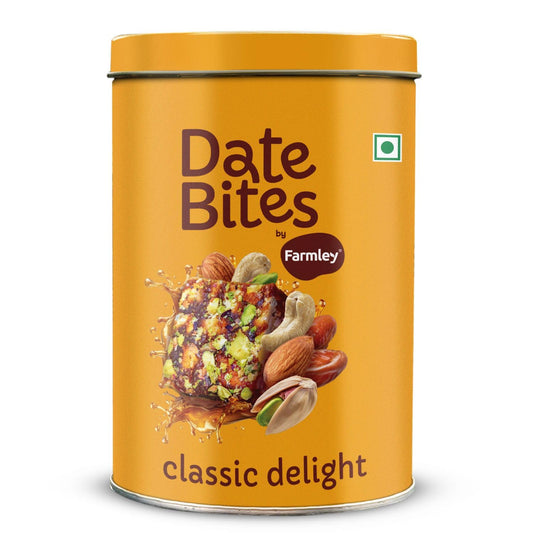 Farmley Date Bites 200 gm | Dried Fruits & Nuts Snack | Gluten Free