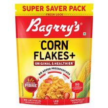Bagrry’s Corn Flakes Plus - 99% Fat Free Breakfast Cereal, 500g