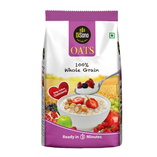 Disano Oats 1 kg Pouch - Wholegrain Breakfast Option