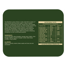 Two Brothers Organic Farms Lemon Pickle 300g | Sweet and Sour, Oil Free, No Artificial Preservatives