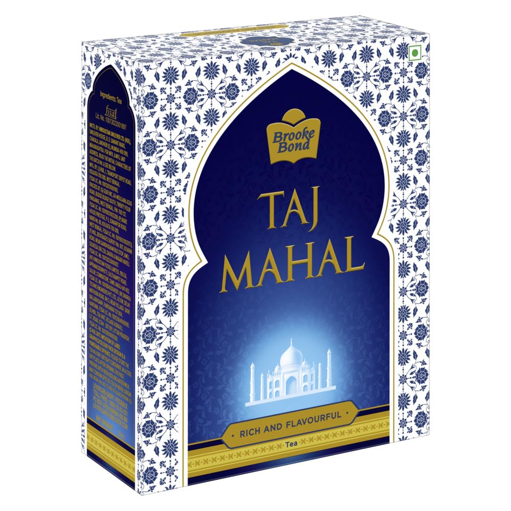 Taj Mahal Black Tea, 1kg - Long Leaves, Rich Flavor