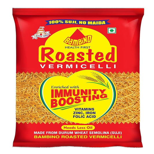 Bambino Vegetarian Vermicelli, Roasted, 850g - Quick Cooking Pasta