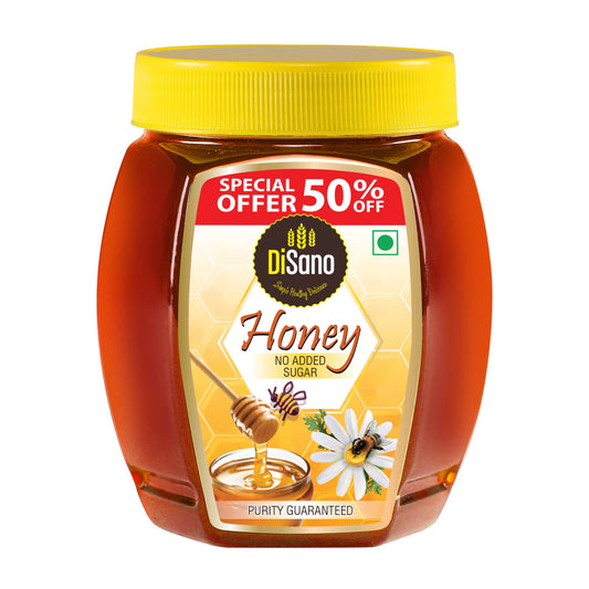 DiSano Pure Honey 1Kg - No Added Sugar, Fresh, Natural Sweetener