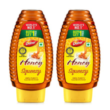 Dabur Honey Squeezy Pack 450g (225gx2) | 100% Indigenous Honey | Rich in Antioxidants