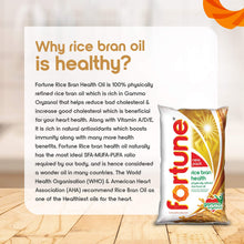 Fortune Rice Bran Oil, 870gm Pouch - Heart Healthy Cooking Oil