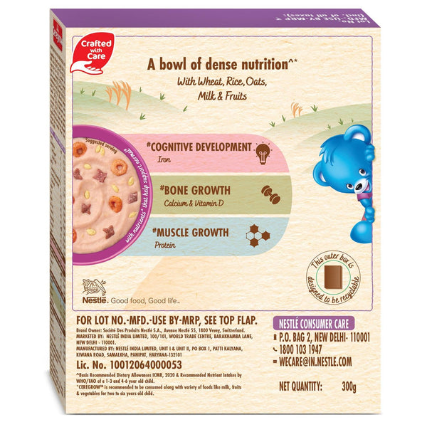 CEREGROW Multigrain Breakfast Cereal 300g | With Iron, Calcium & Protein