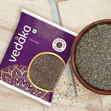 Vedaka Chia Seeds | 500 Gram | Packed with Protein & Calcium
