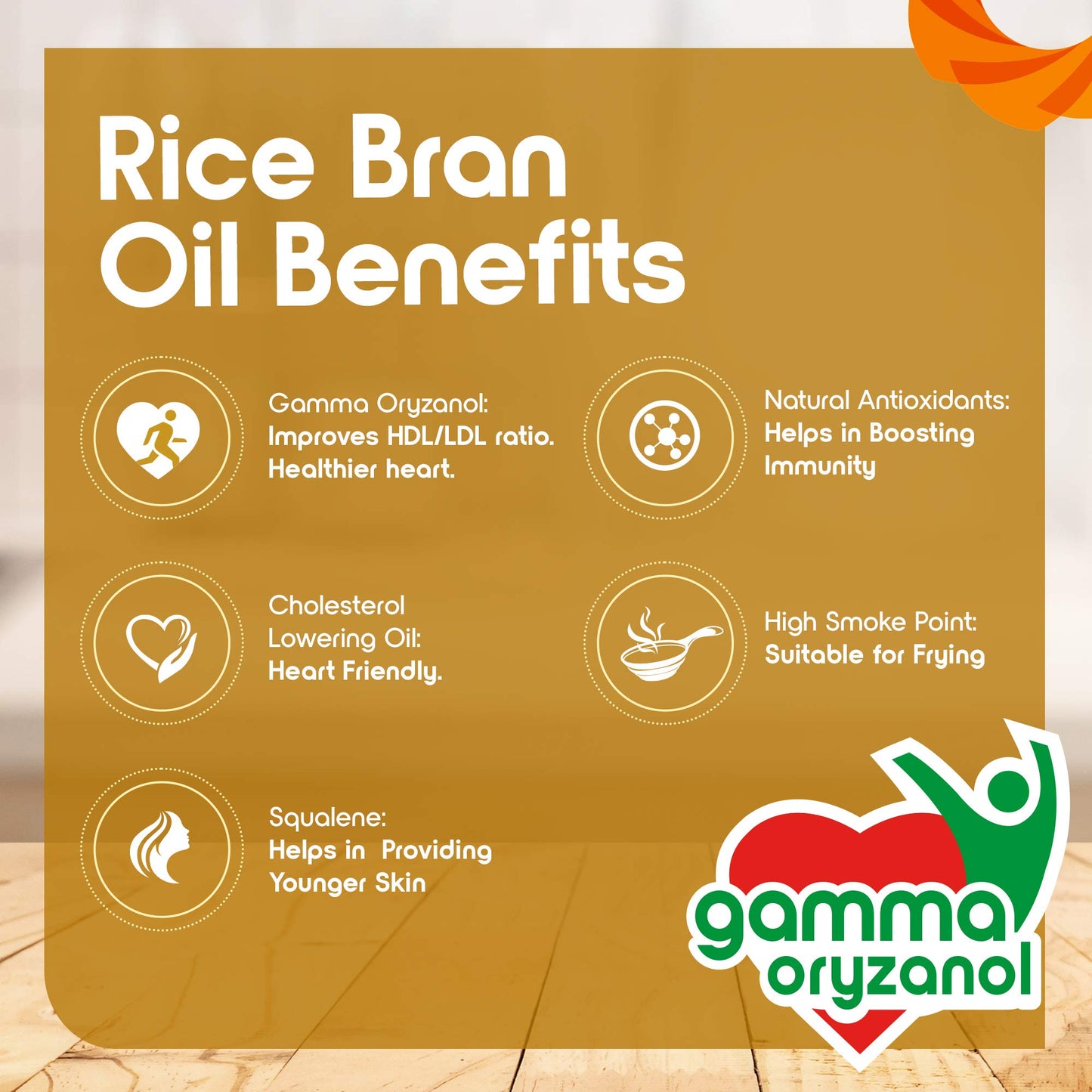 Fortune Rice Bran Oil, 870gm Pouch - Heart Healthy Cooking Oil