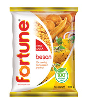 Fortune Chana Besan, 500 g - 100% Chana Dal Cooking Supplies