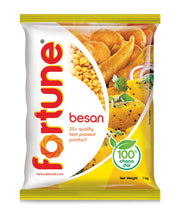 Fortune Chana Dal Besan, 1 kg - Premium Cooking & Baking Supplies