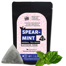 The Tea Trove Organic Spearmint Tea Bags - 40 Eco-Friendly Bags, 0.04 Kg
