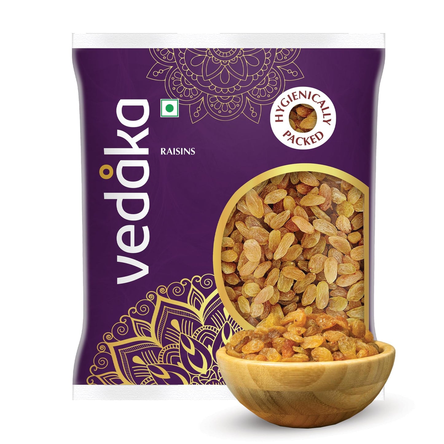 Vedaka Raisins | 500 Gram | Dried Grapes | Low Fat Snack