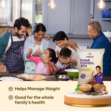 Sugar.fit Sugar Control Atta 5kg - 8-in-1 Multigrain Flour, Low GI, High Protein & Fiber