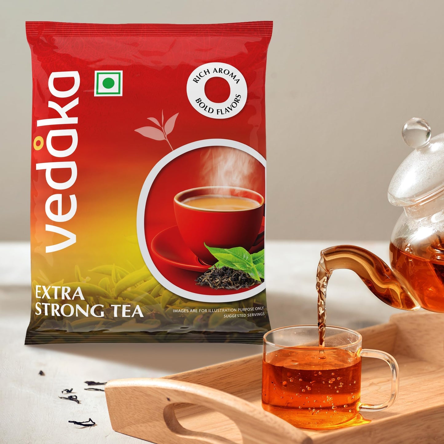 Vedaka Extra Strong Tea Powder | 500g | Bold & Aromatic Black Tea