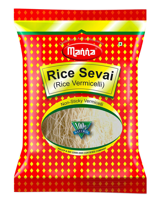 Manna Rice Vermicelli 500g | Vegetarian Semiya | Quick Cooking