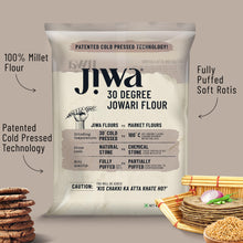 JIWA Organic Jowar Flour, 1 Kg - Cold Pressed, Fresh Taste