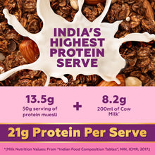 Yogabar Protein Muesli 850g | 21g Protein | Gluten Free | Probiotics