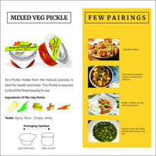 DELICASIA Mixed Veg Pickle 15 gm Chotu Pack (Pack of 48) - Gluten Free, Low Oil, Fresh Ingredients
